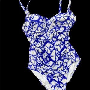 Shore Shapes Skimmer Tummy One Piece Swim Suite Sz 6